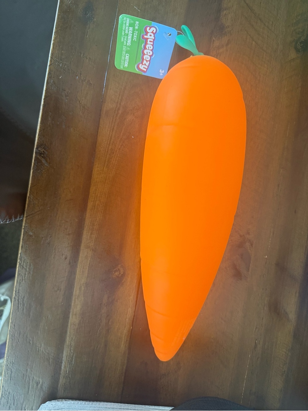Orange Carrot Stress Toy - Kids Party Favor